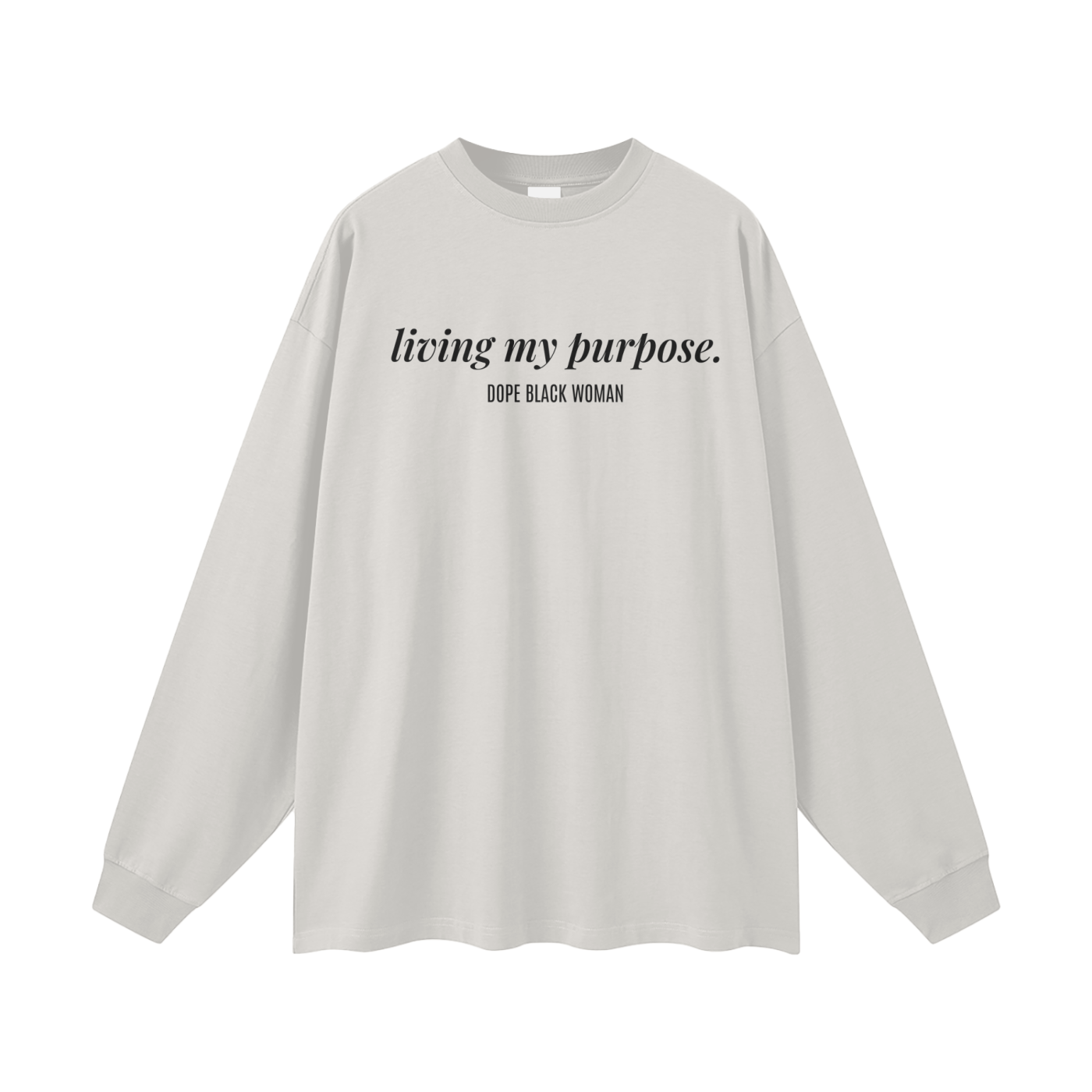 LMP Long Sleeve Cotton Tee - Grey