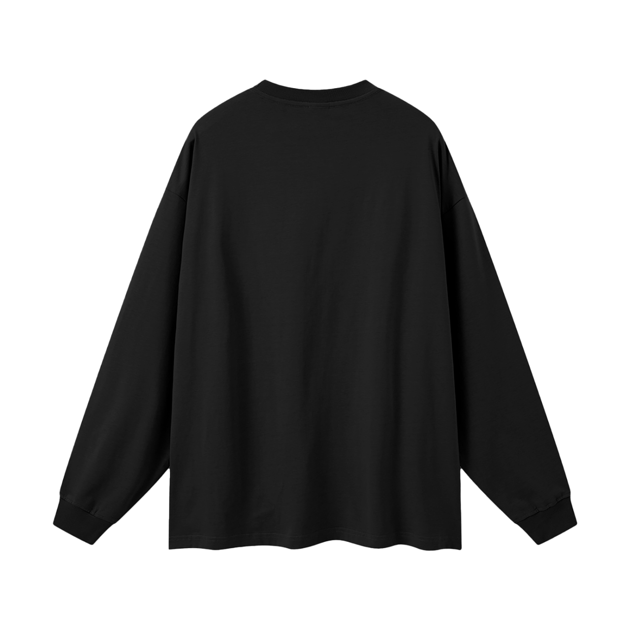 DA Affirmation Long Sleeve Cotton Tee - Black