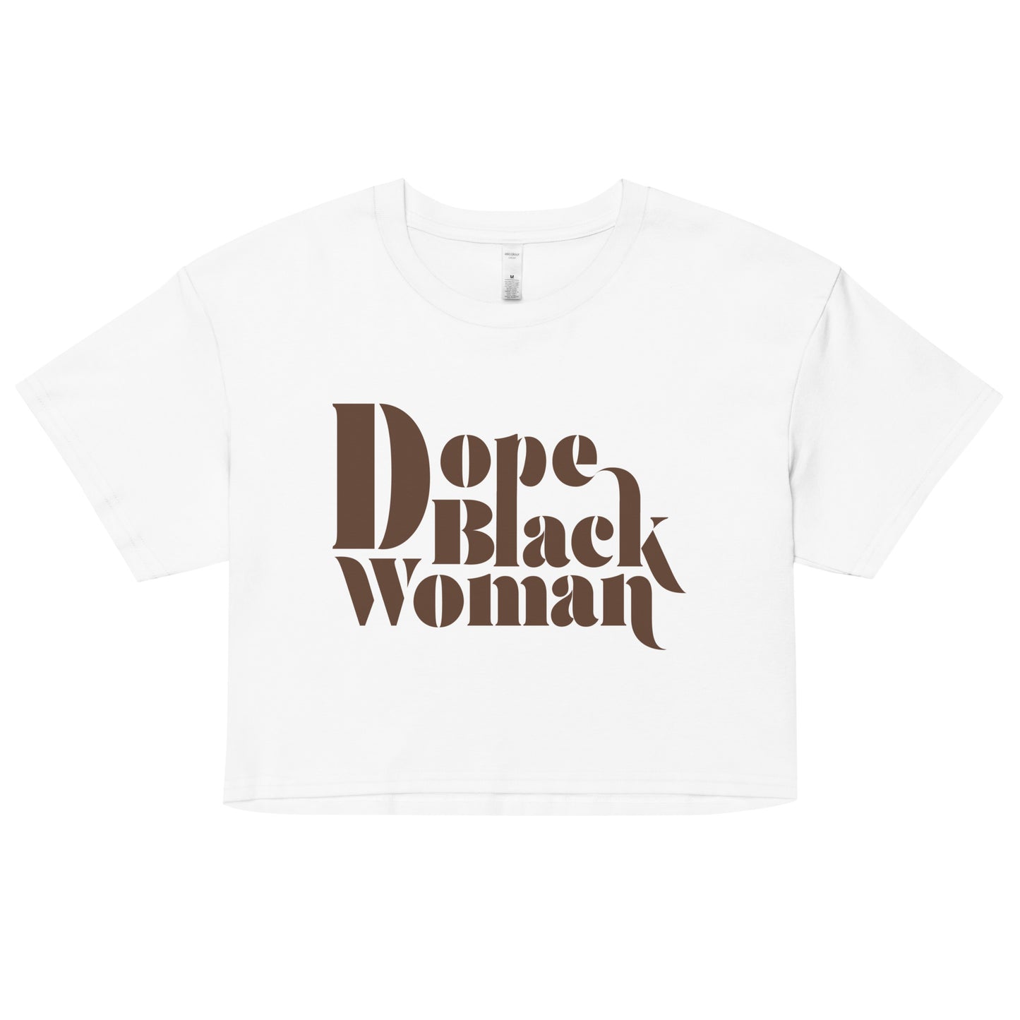 DBW Crop Top Chocolate/White
