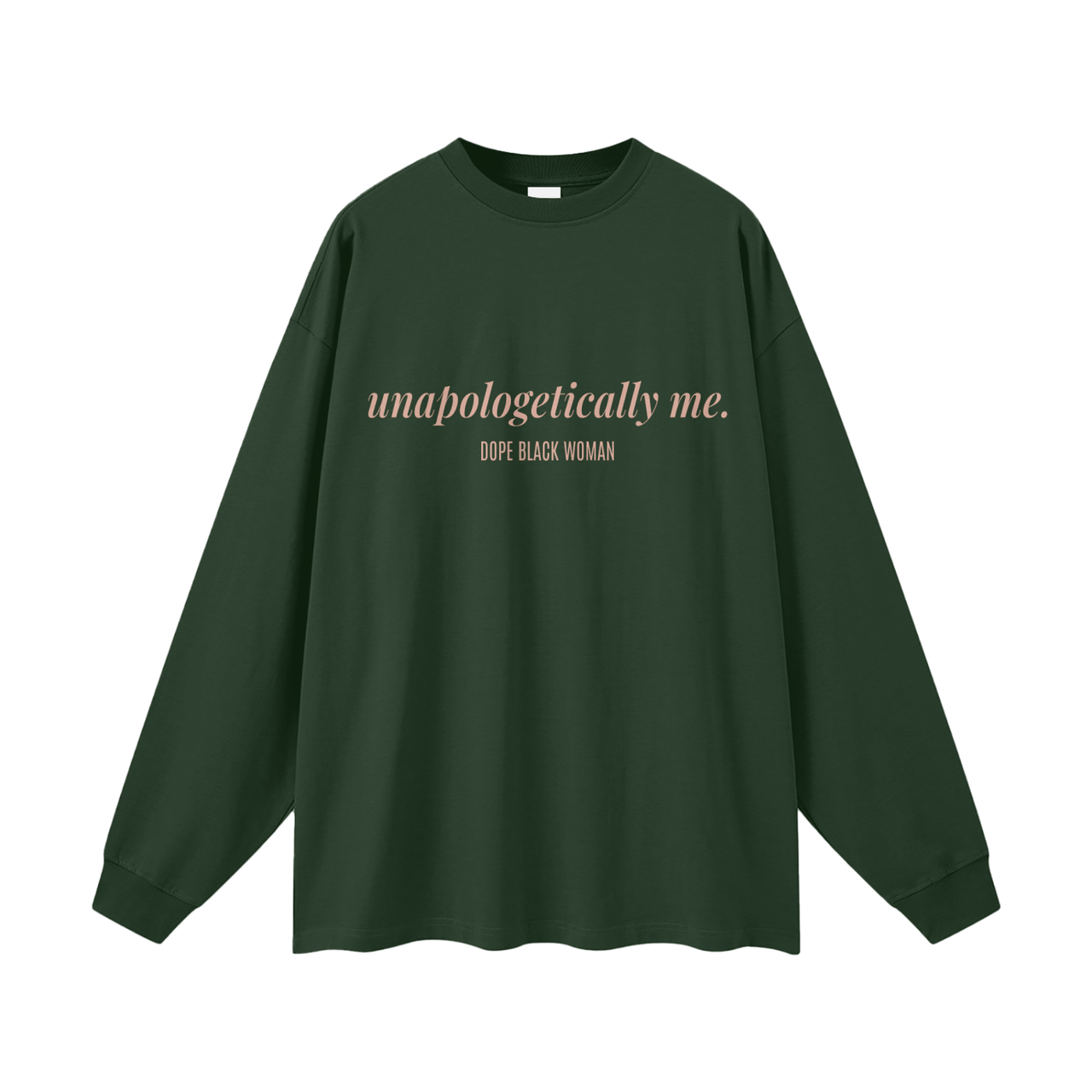 UM Affirmation Long Sleeve Cotton Tee - Green