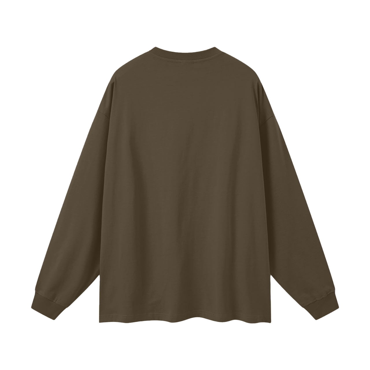 DBW Cotton Long Sleeve Tee - Chocolate