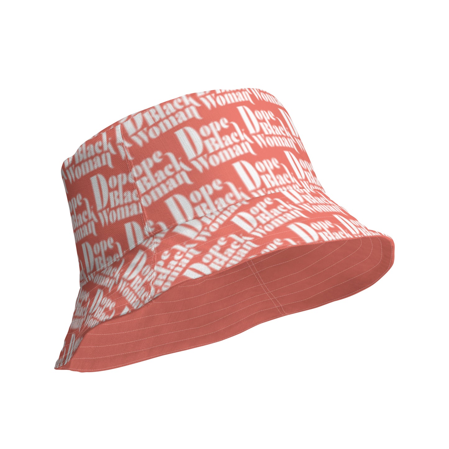 DBW Reversible Bucket Hat - Coral