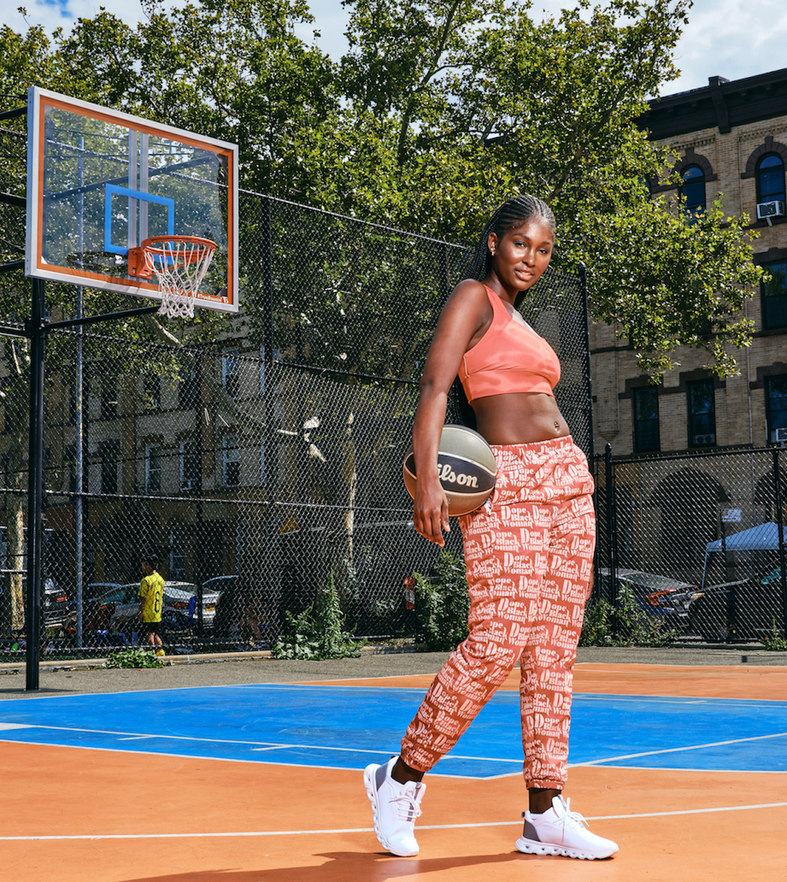 DBW Track Pants Red Brick