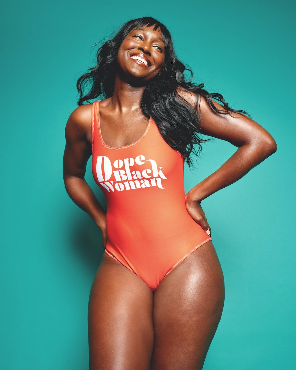 DBW One-Piece Swimsuit Rose White