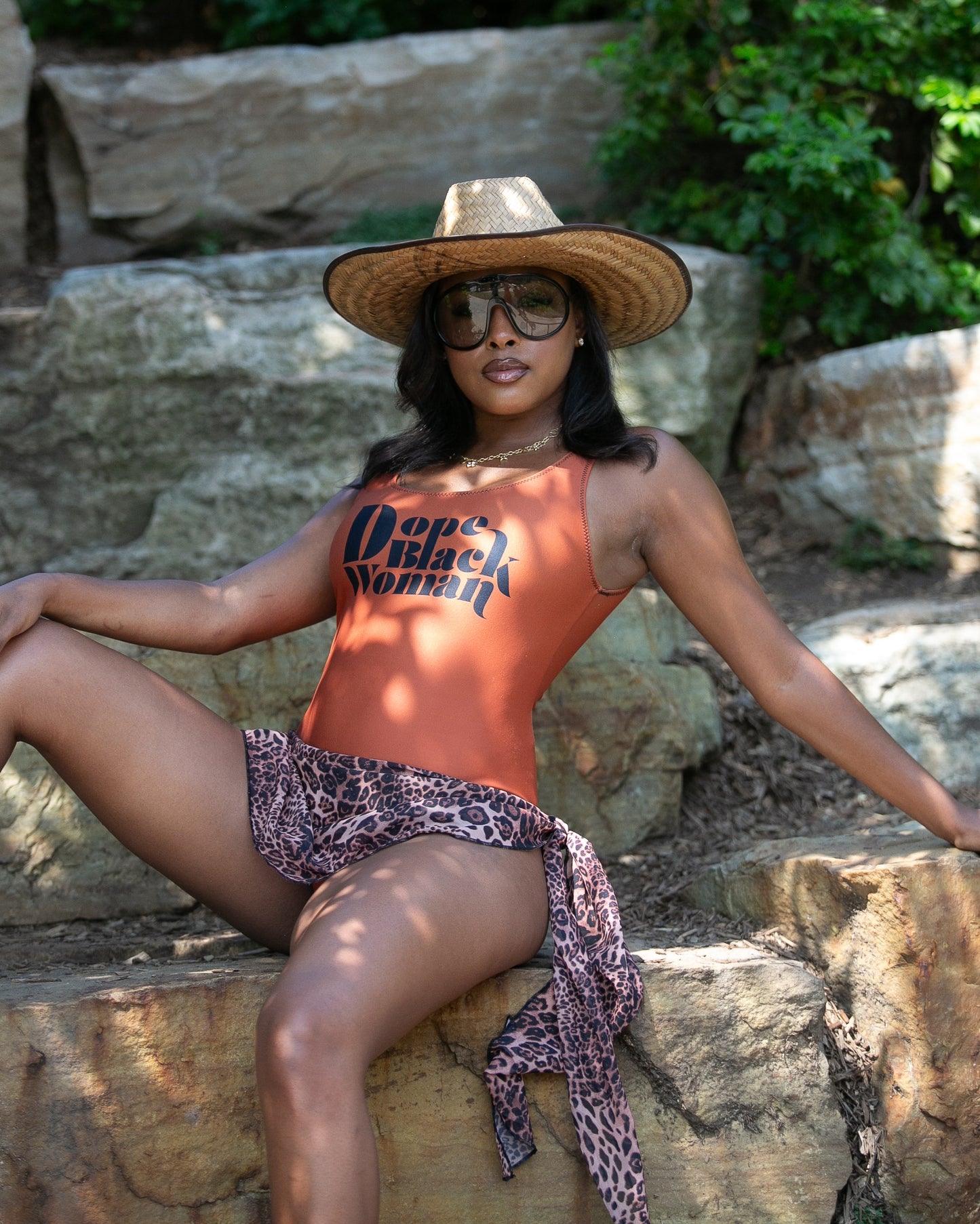 DBW One-Piece Swimsuit Chocolate