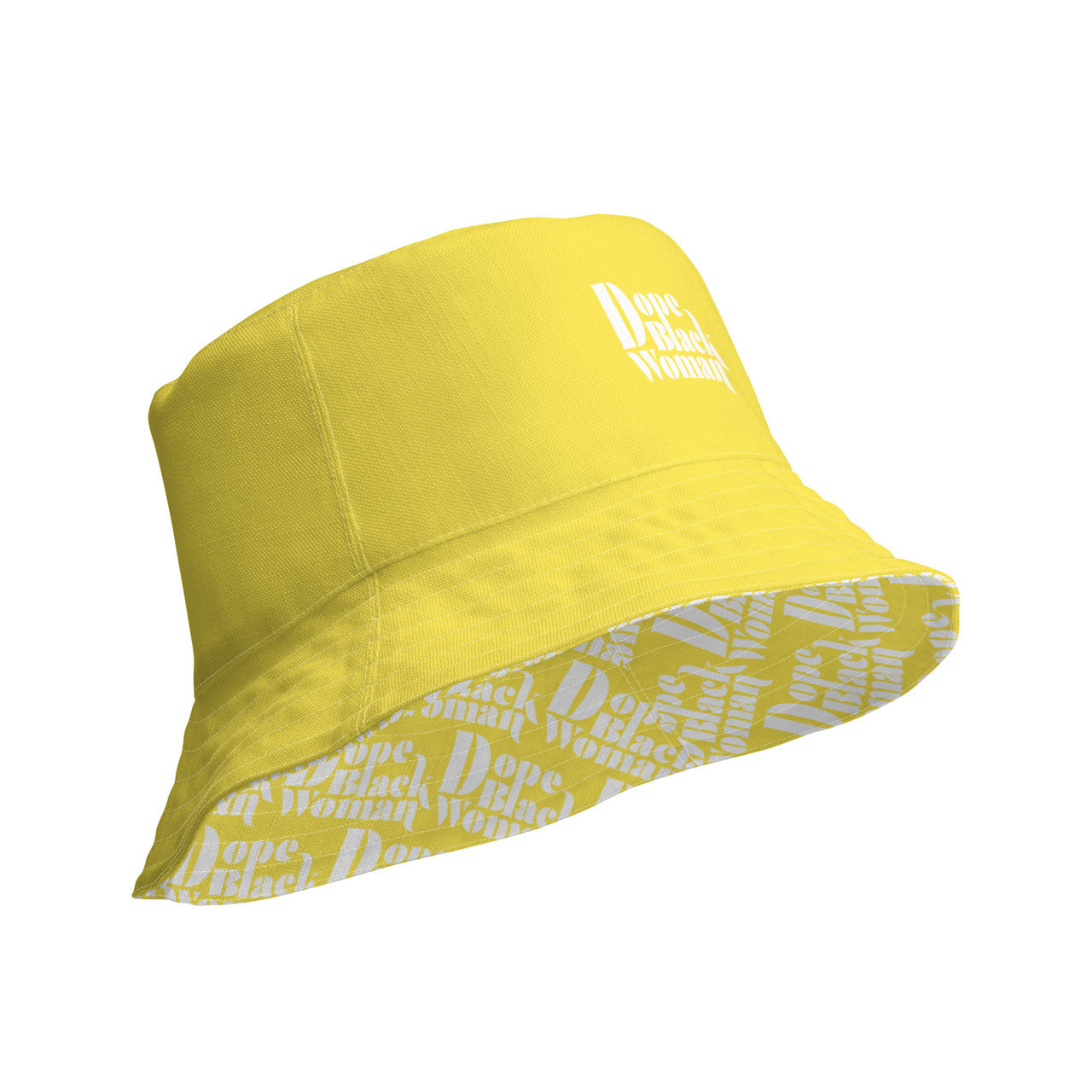 DBW Reversible Bucket Hat Lemon