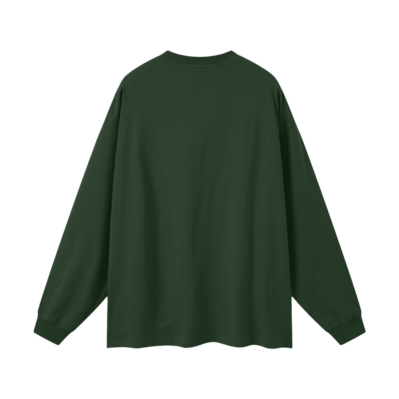 DA Long Sleeve Cotton Tee - Racing Green