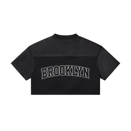 ORG Cropped V-Neck Jersey
