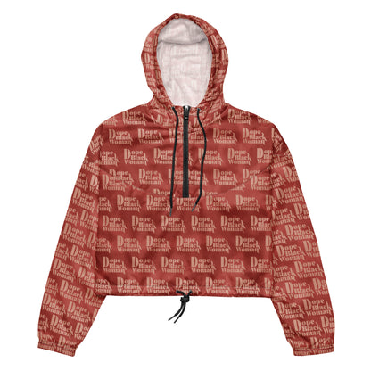 DBW Cropped Windbreaker Red Brick