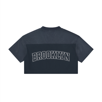 ORG Cropped V-Neck Jersey