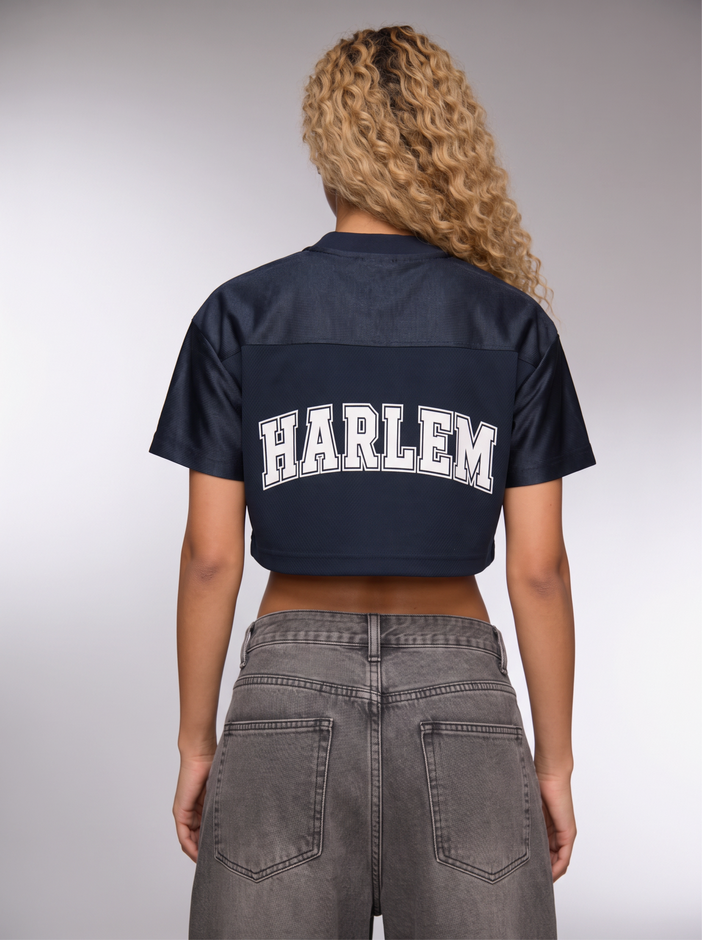 ORG Cropped V-Neck Jersey