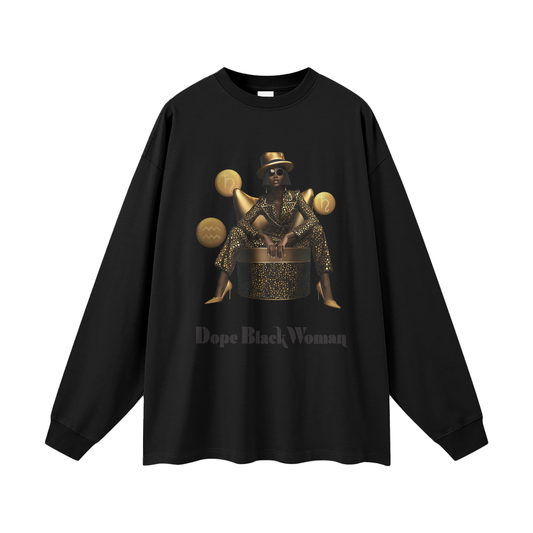 DBW Cotton Long Sleeve Tee - Black