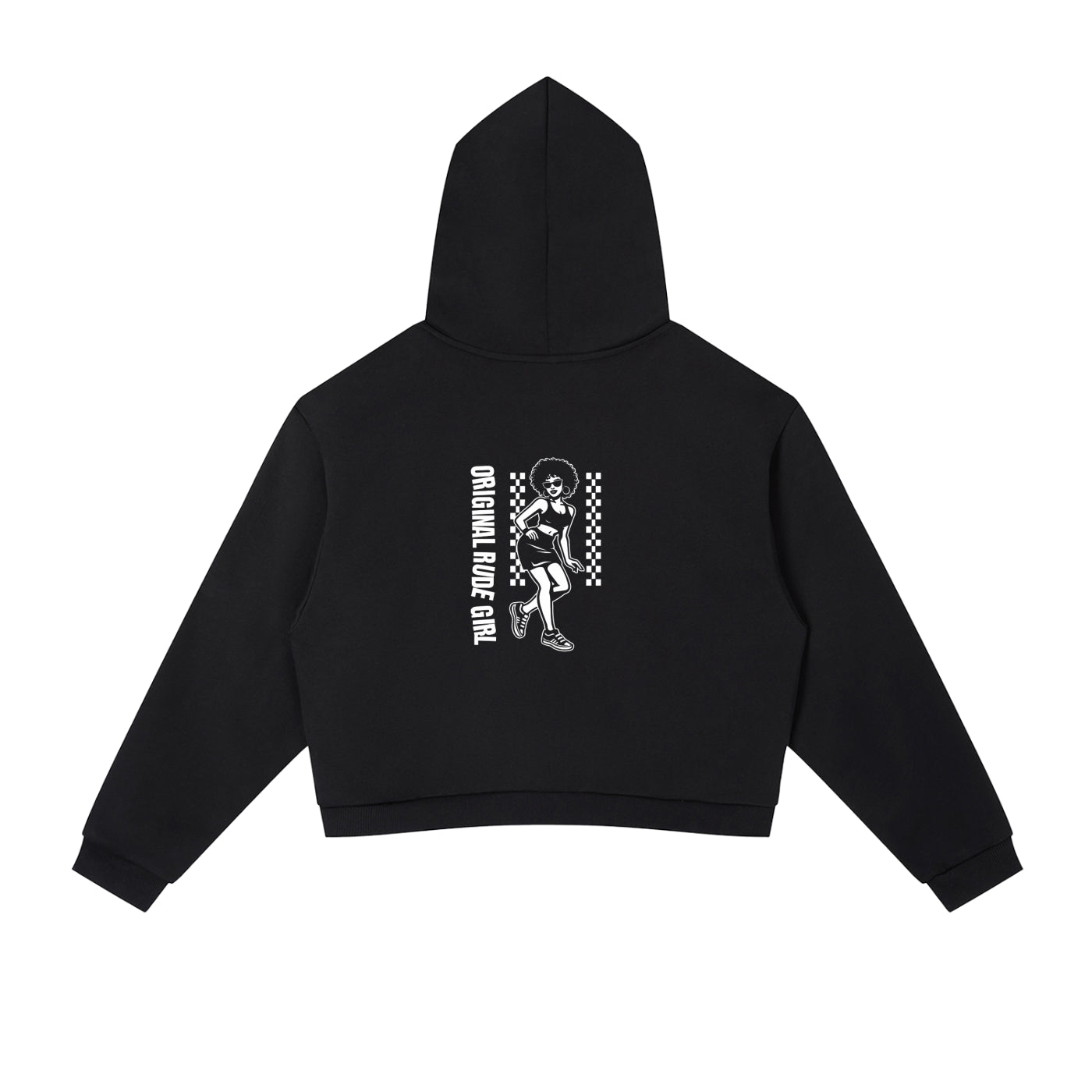 ORG  Side Stripe Cropped Hoodie