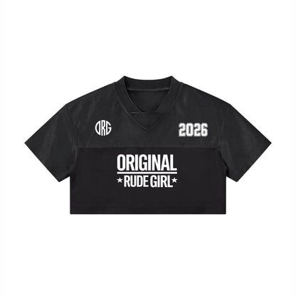 ORG Cropped V-Neck Jersey