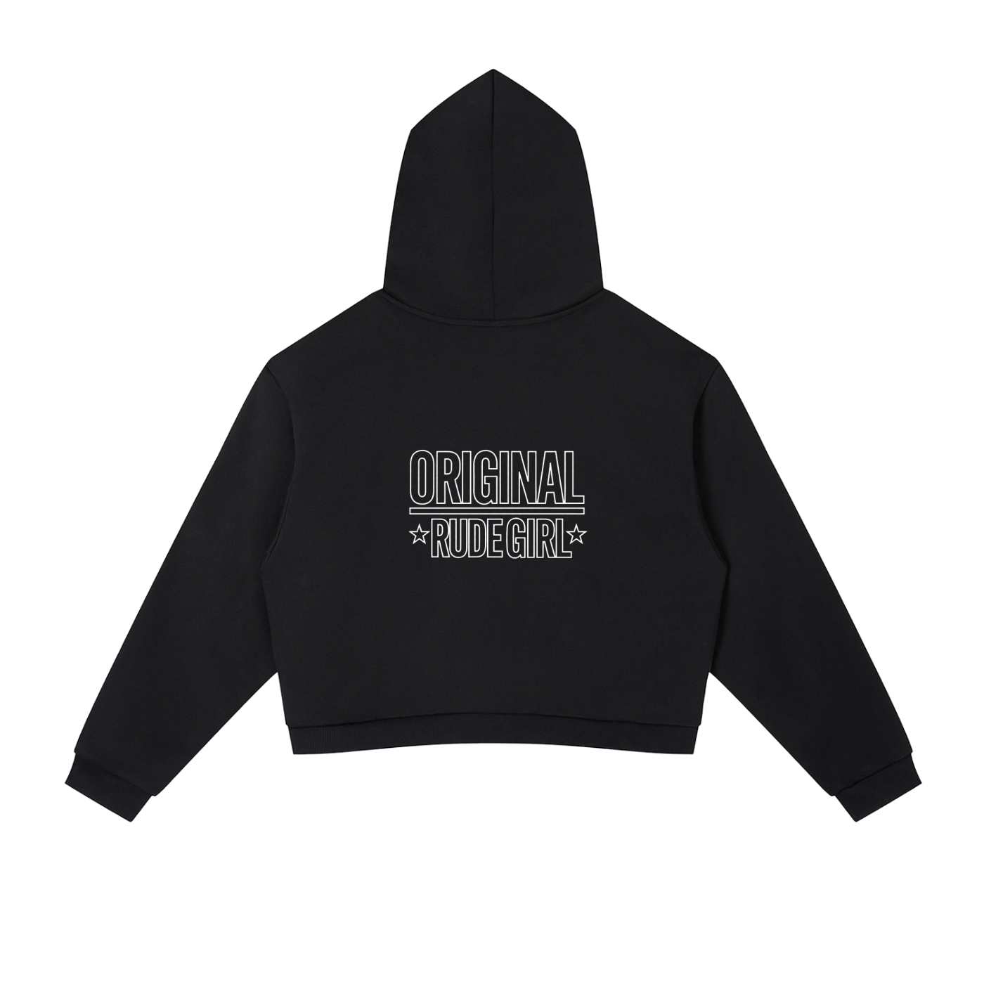 ORG  Side Stripe Cropped Hoodie