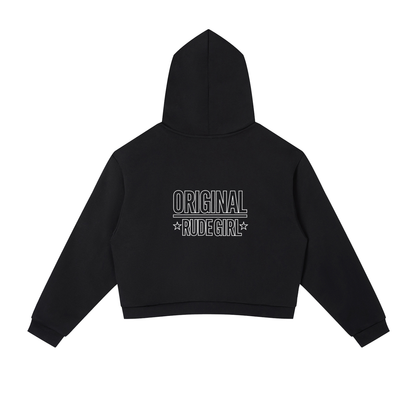 ORG  Side Stripe Cropped Hoodie