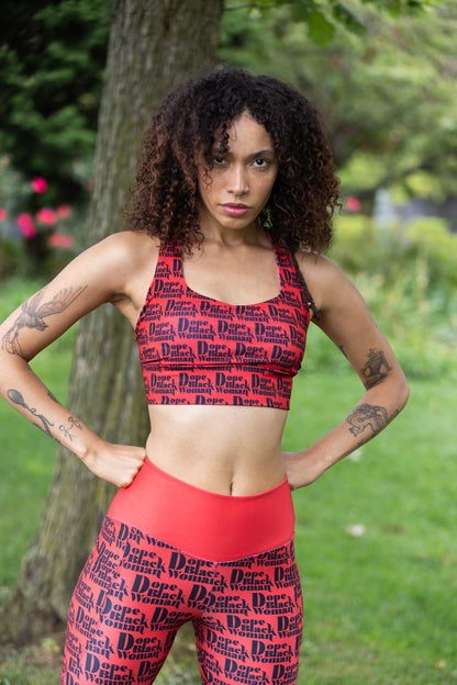 DBW Active Sports Bra Red