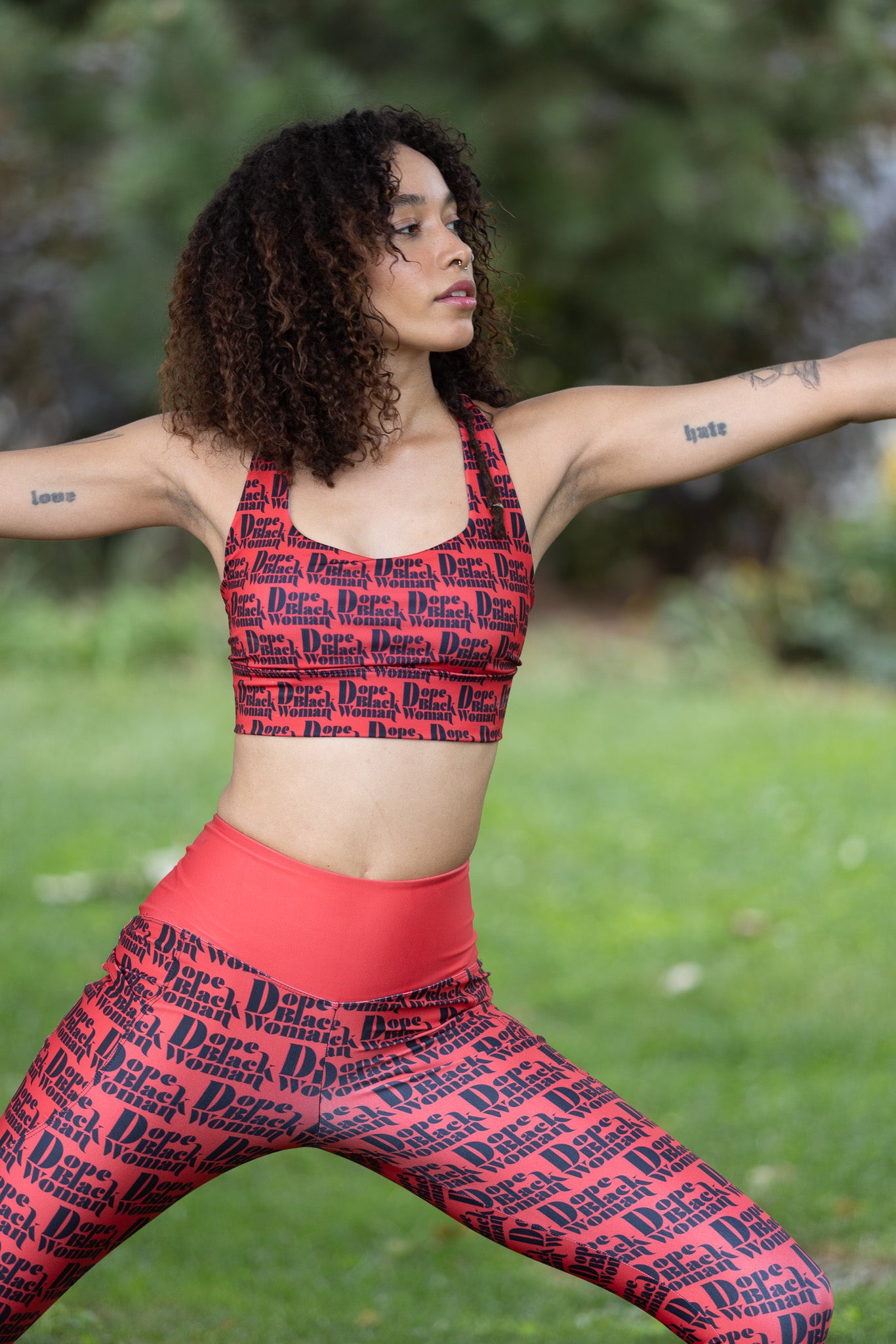 DBW Active Leggings Red