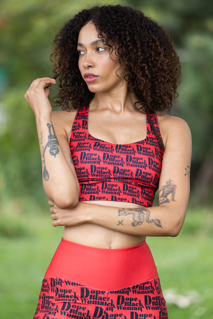 DBW Active Sports Bra Red