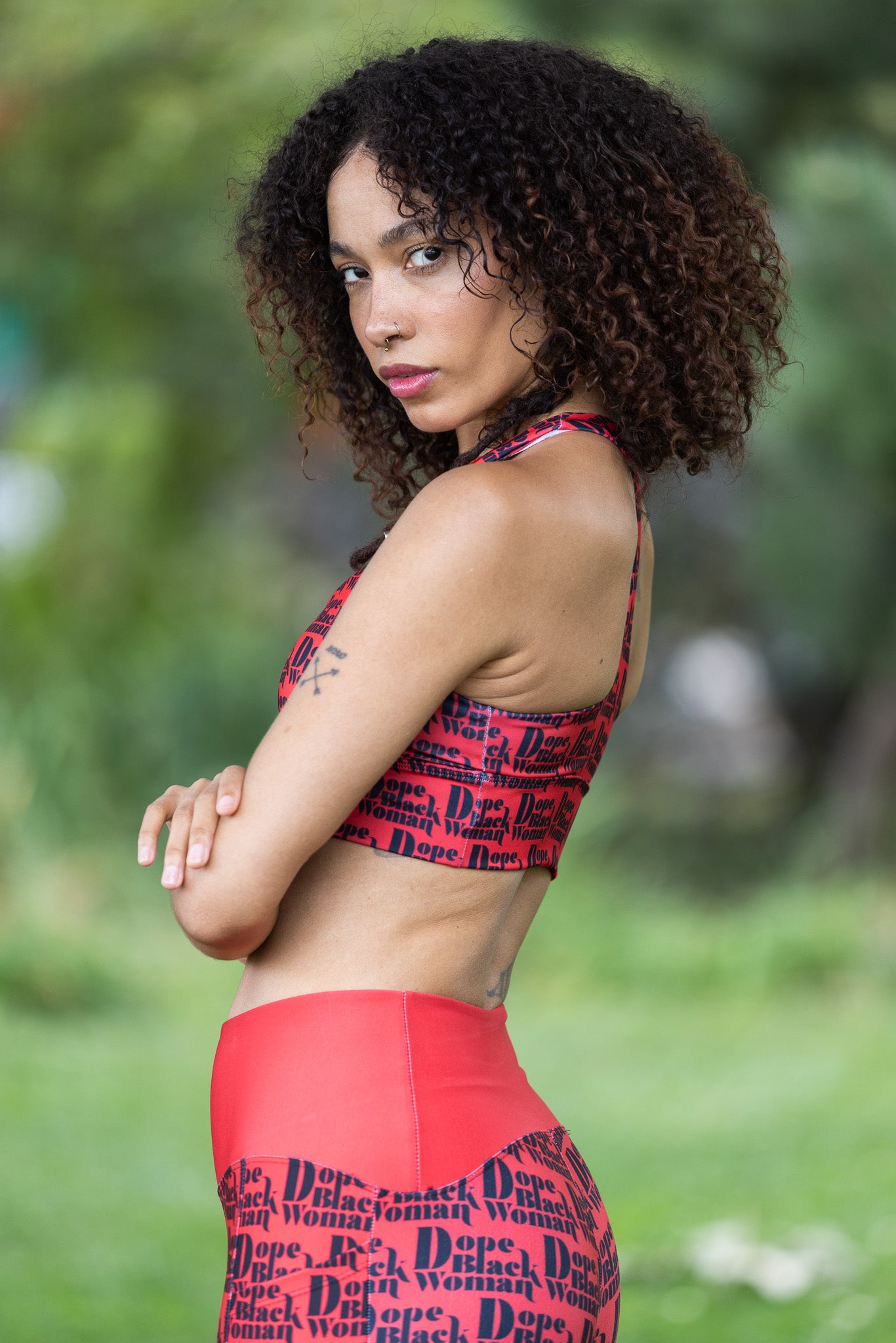 DBW Active Sports Bra Red
