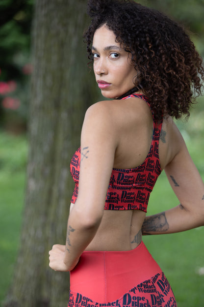 DBW Active Sports Bra Red