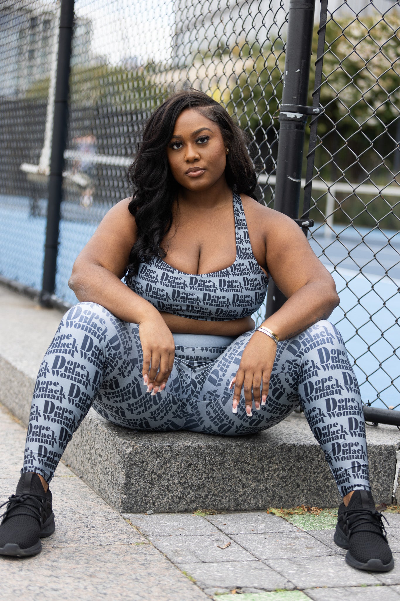 DBW Active Sports Bra Metallic Grey