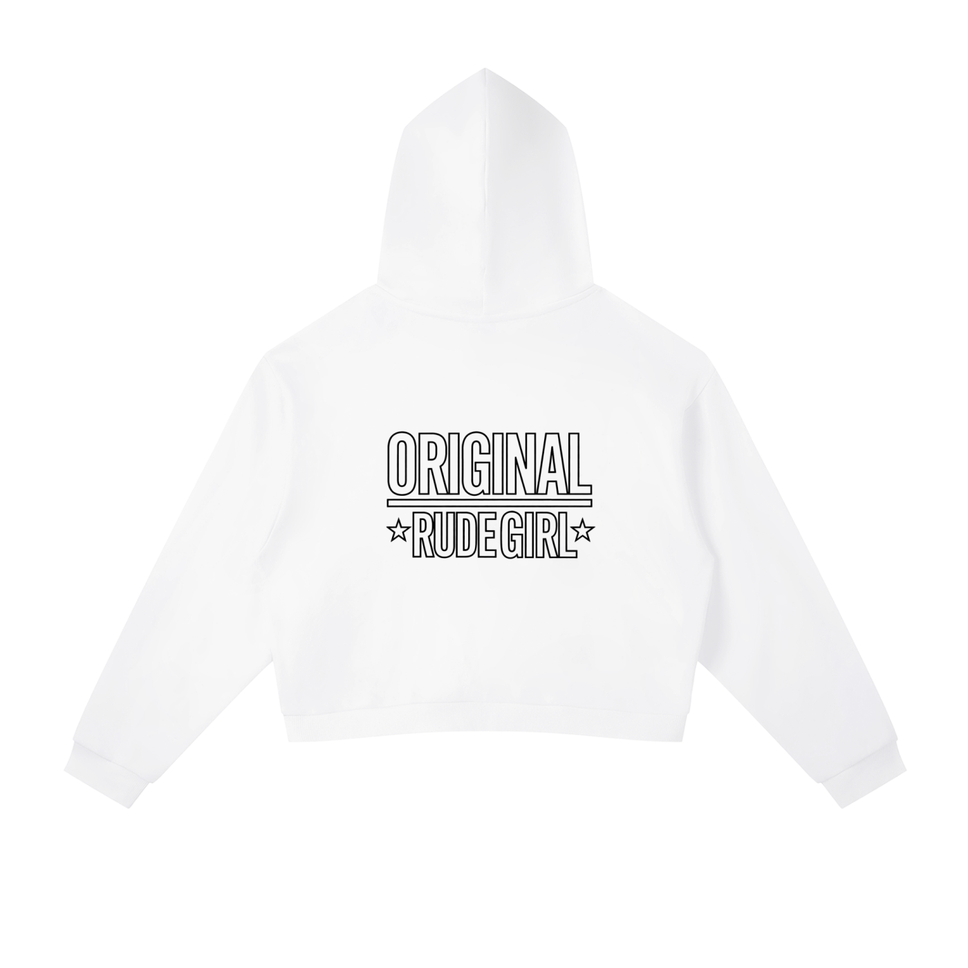 ORG  Side Stripe Cropped Hoodie