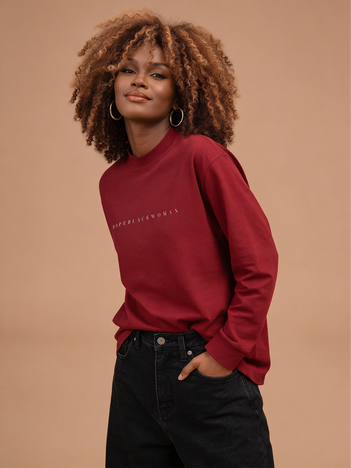 Dope Black Woman (DBW) Long Sleeve Tee