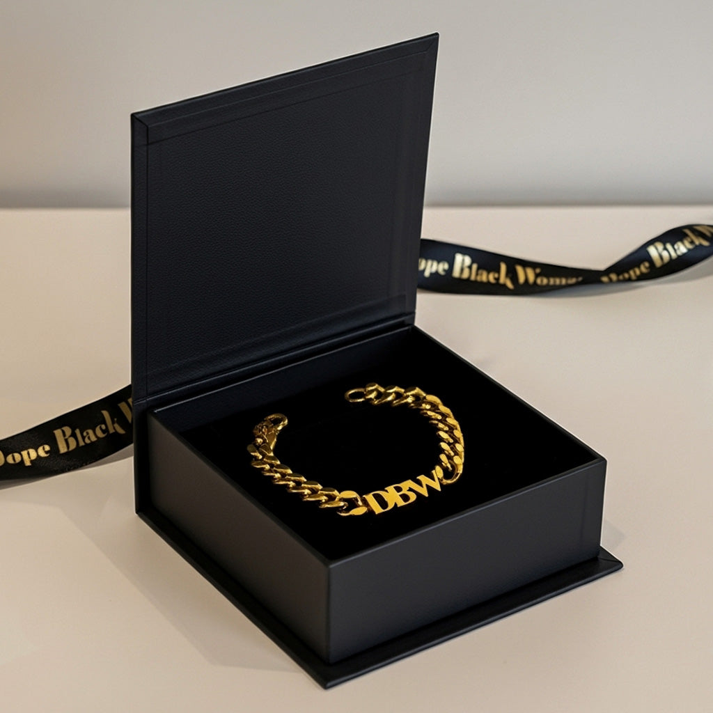 18K Gold DBW Chain Bracelet