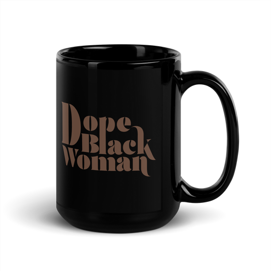 DBW Black Glossy Mug  Chocolate
