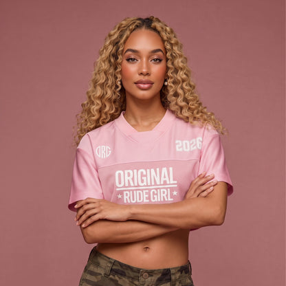ORG Cropped V-Neck Jersey