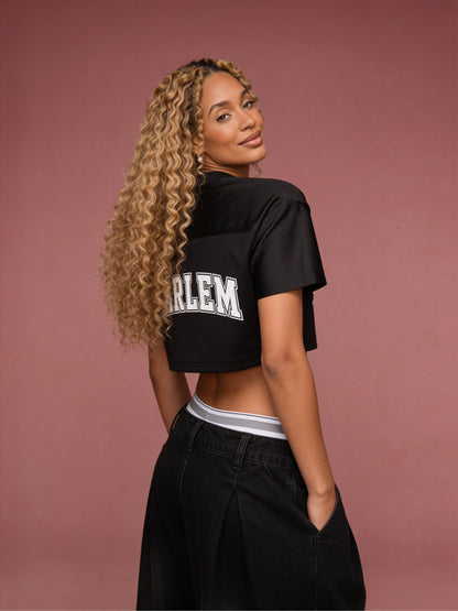 ORG Cropped V-Neck Jersey
