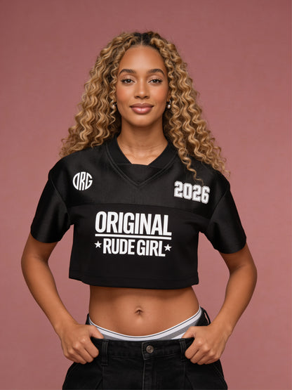ORG Cropped V-Neck Jersey