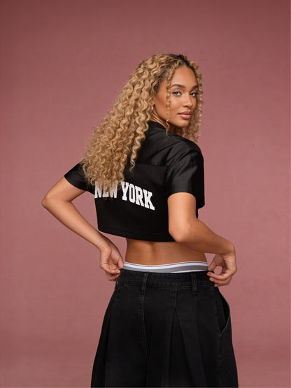 ORG Cropped V-Neck Jersey