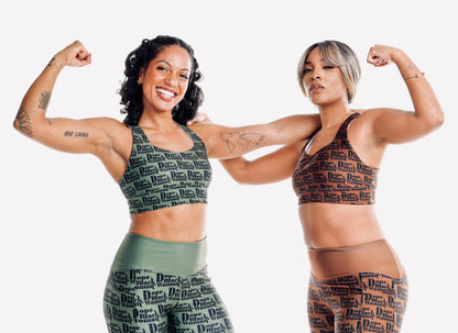 DBW Active Sports Bra Khaki