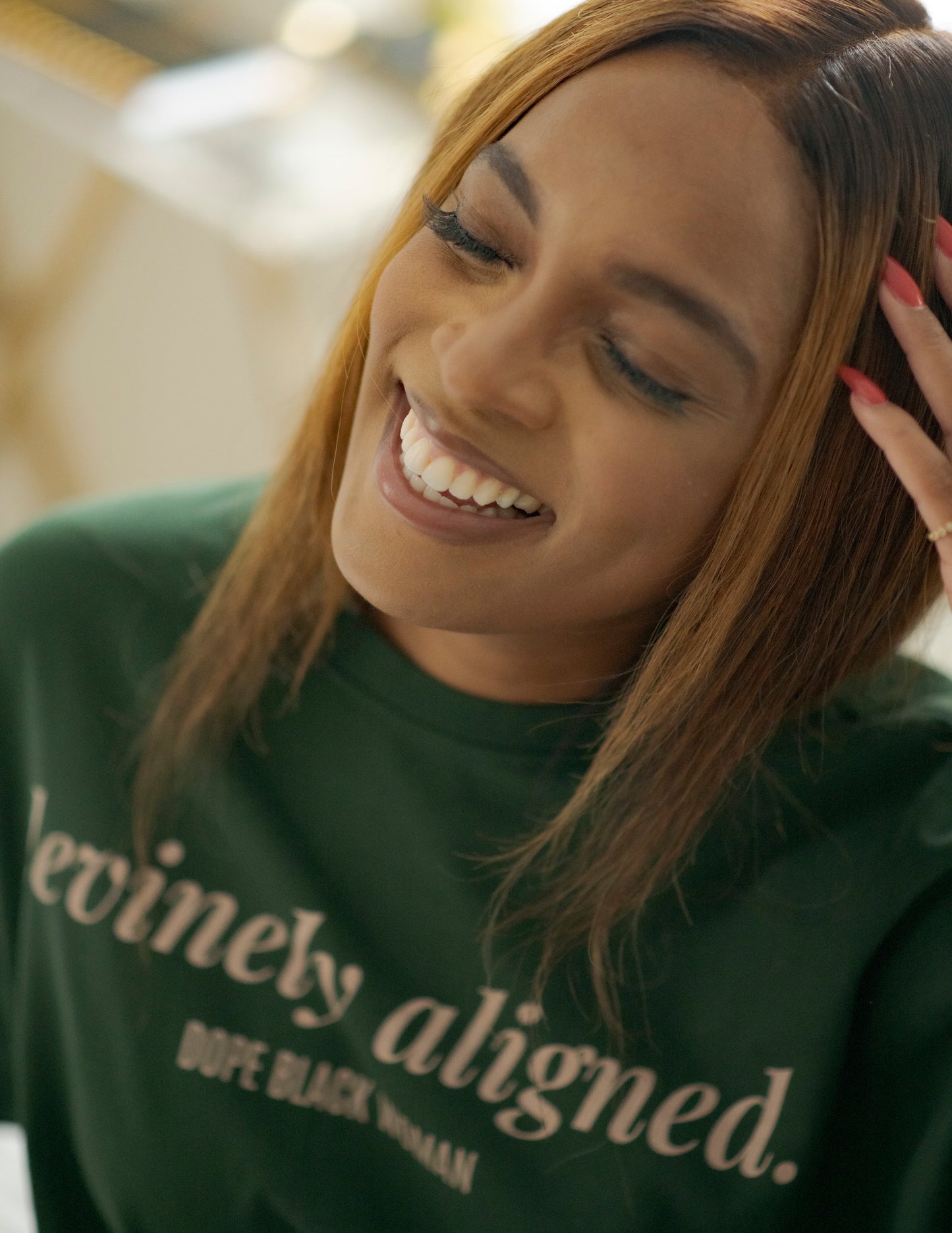 DA Long Sleeve Cotton Tee - Racing Green