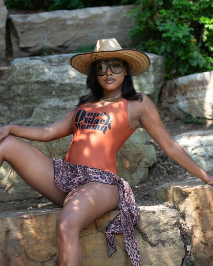 DBW One-Piece Swimsuit Chocolate