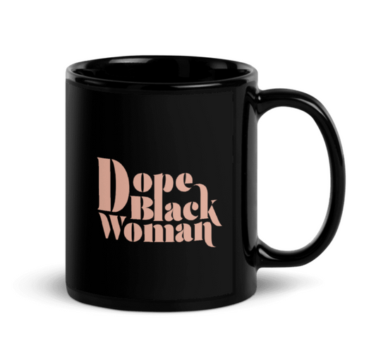 Black Glossy Ceramic Mug | Black Mug | Made For Us