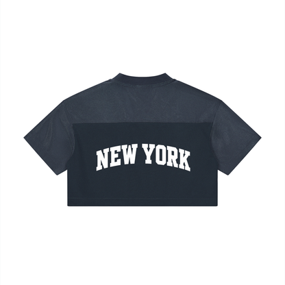 ORG Cropped V-Neck Jersey