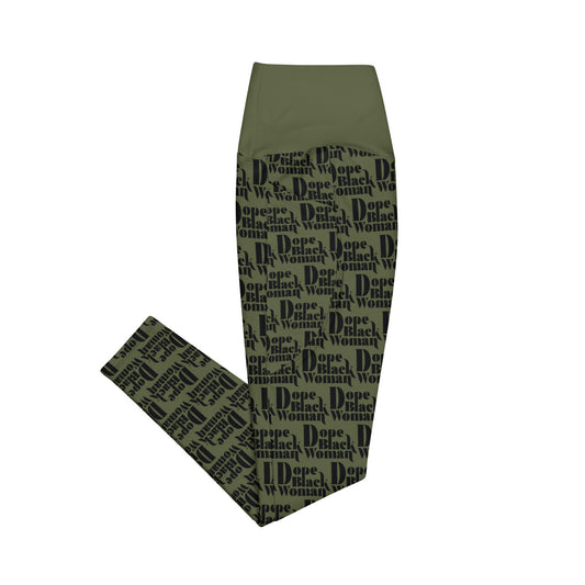 DBW Active Leggings Khaki