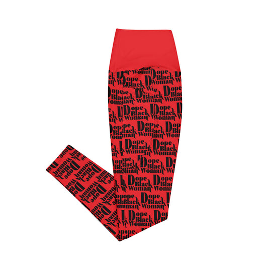 DBW Active Leggings Red