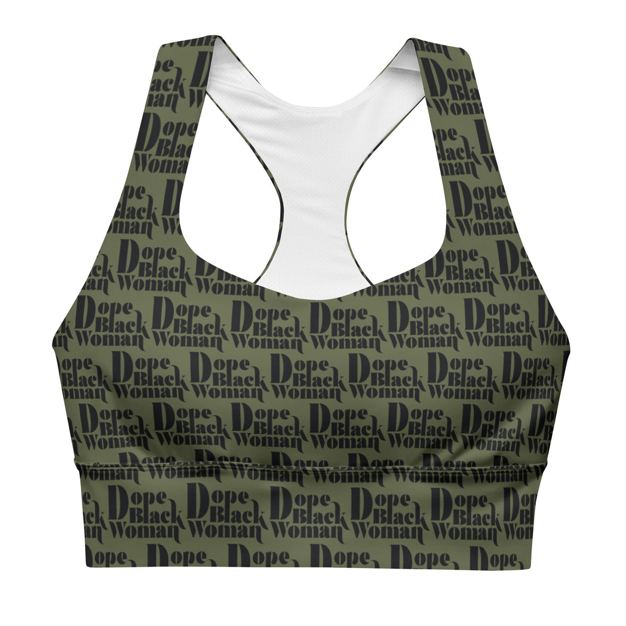 DBW Active Sports Bra Khaki