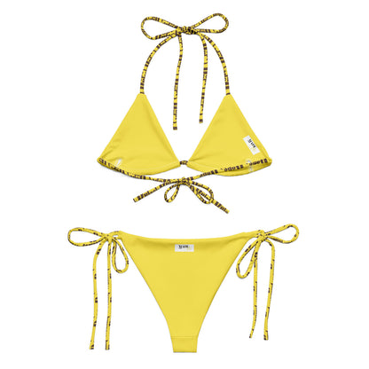 All-over Print Recycled String Bikini