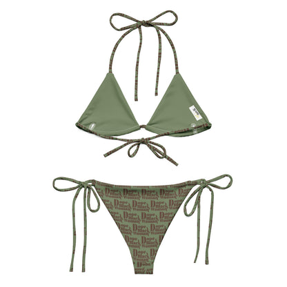 All-over Print Recycled String Bikini