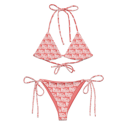 All-over Print Recycled String Bikini