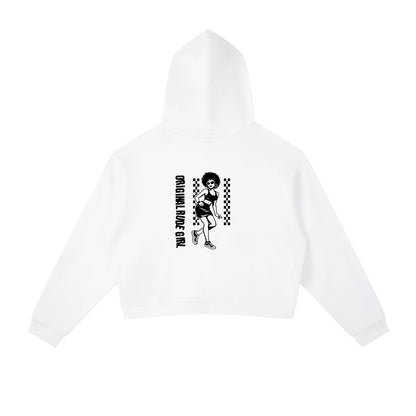 ORG  Side Stripe Cropped Hoodie