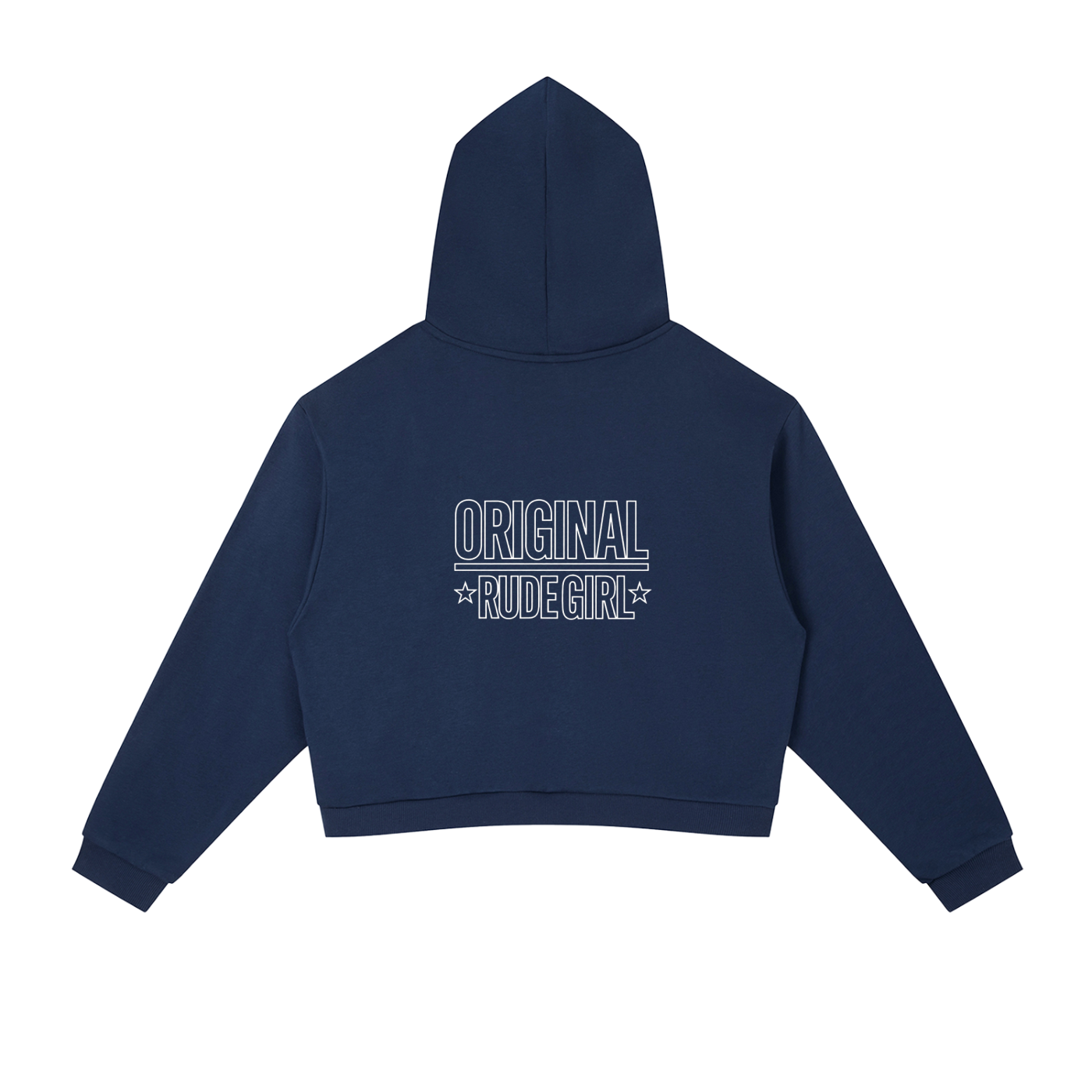 ORG  Side Stripe Cropped Hoodie