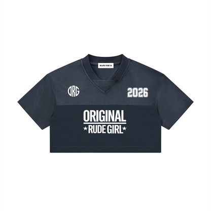 ORG Cropped V-Neck Jersey